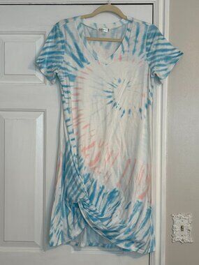 Amazon 'LOCRYZ' Tie-dye t-shirt dress - S